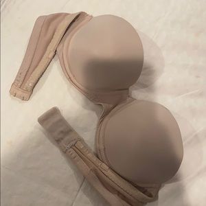 NUDE PUSH-UP STRAPLESS BRA